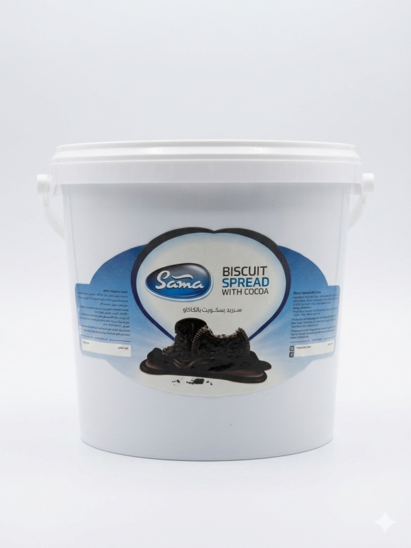 حشوة اوريو سما سطل 5 كيلو.Sama Oreo Filling Bucket 5 kg.