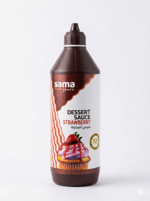 Gemini_Generated_Image_uiuxbguiuxbguiux توبينج صوص فراولة سما علبة 1 لتر.Sama Strawberry Topping Sauce Bottle 1 L