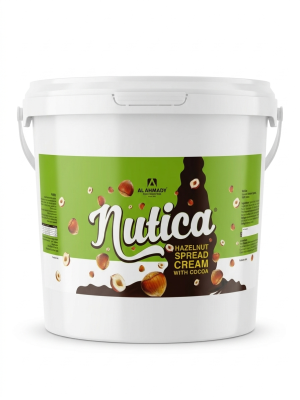 نوتيكا غنية بندق بالكاكاو سطل 5 كيلو.Nutica Hazelnut & Cocoa Cream Bucket 5 kg