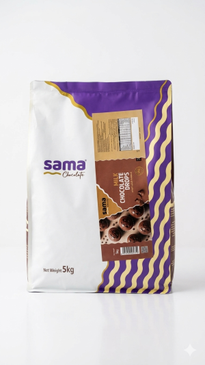 Gemini_Generated_Image_z1k3h5z1k3h5z1k3 شوكليت شيبس حليب سما 1 كيلو.Sama Milk Chocolate Chips 1 kg.