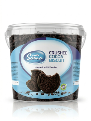 بسكوت اوريو مطحون سما سطل 1.5 كيلو.Sama Crushed Oreo Biscuits – 1.5 kg Bucket