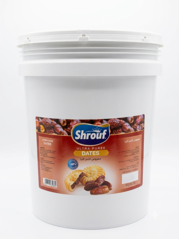 مهروس تمر حراري سطل 22 كيلو.Heat-Stable Date Puree – 22 kg Bucket