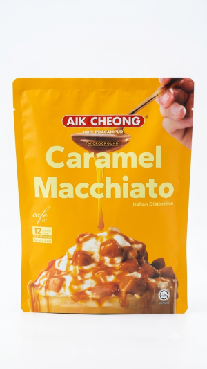 مشروب كرميل مكياتو بدون سكر.Sugar-Free Caramel Macchiato Drink