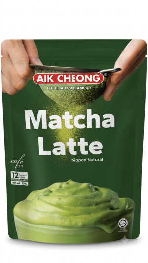 مشروب ماتشا لاتيه بدون سكر.Sugar-Free Matcha Latte Drink