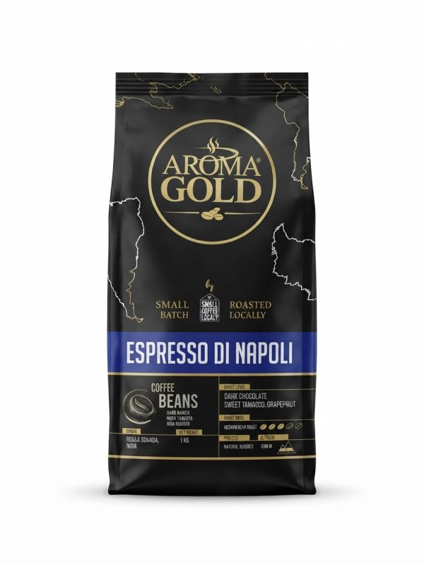 قهوة ايطالي حب اروما نابولي.Napoli Aroma Italian Whole Bean Coffee