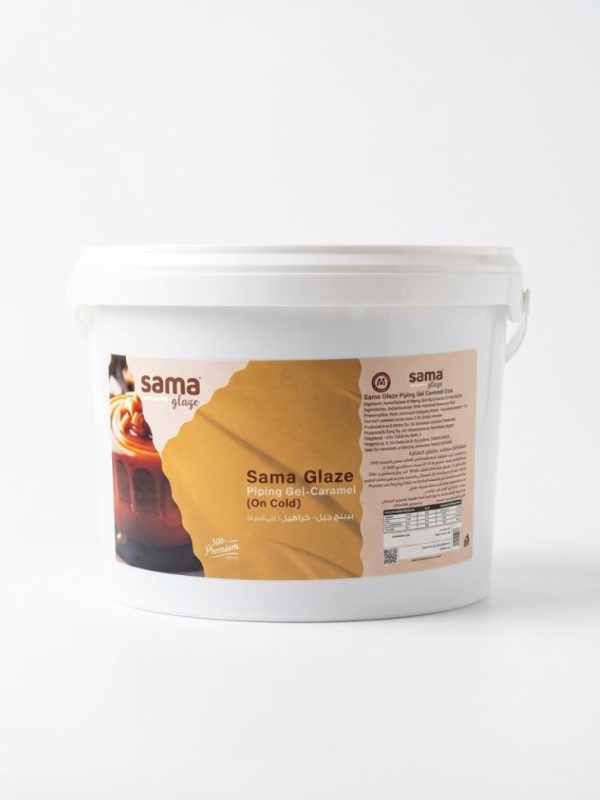 ديكور جل كرميل سطل 4.5 كيلو سما احمدي.SAMA Ahmadi Caramel Decoration Gel – 4.5 kg Bucket